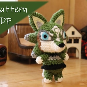 Wolf Link Villager amigurumi pattern