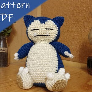 PATTERN - SNORLAX Crochet amigurumi PDF