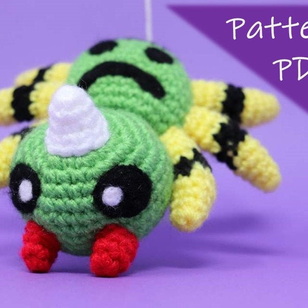 Spinarak Amigurumi Crochet Pattern