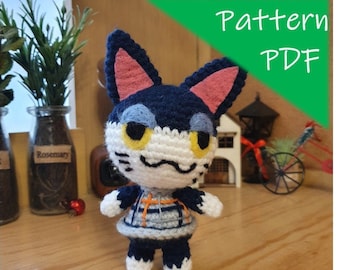 Motivo Amigurumi all'uncinetto