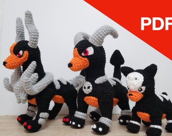 Lot de motifs Houndour Evolution