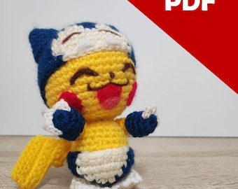 Pika Snorlax Amigurumi Crochet Pattern