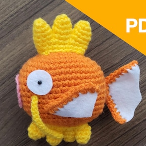 Magikarp crochet amigurumi pattern