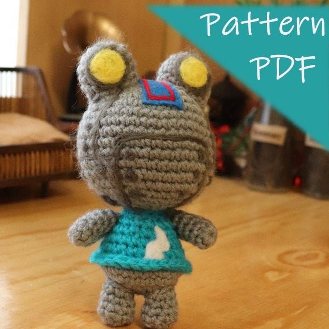Animalcrossing Raddle Ribbot Ribbot Amigurumi Crochet Pattern - Animal Crossing New Horizons - Etsy