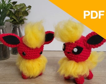 Flareon amigurumi pattern