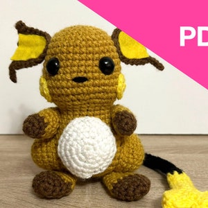 Raichu Amigurumi pattern