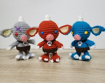 Baby Bokoblin Amigurumi - Zelda Breath of the Wild - ORDER MADE