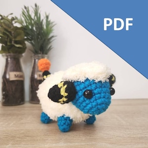 Mareep crochet amigurumi pattern
