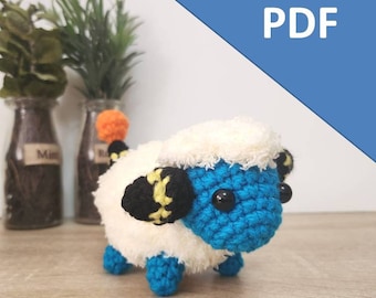 Mareep crochet amigurumi pattern