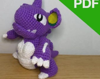 Patrón de amigurumi de Nidoking