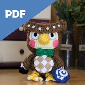 Blathers Amigurumi Crochet Pattern
