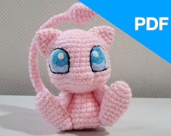 Mew Amigurumi Crochet Pattern