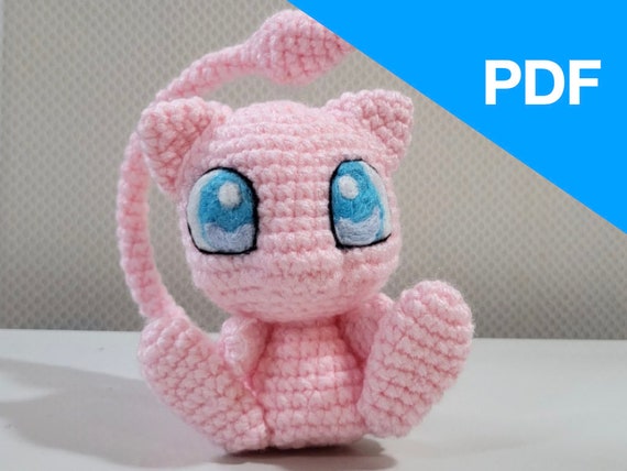 mini perhonen 【mew】 パッチワークぬいぐるみ Mew Amigurumi Crochet Pattern - Etsy