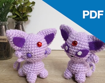 Espeon amigurumi pattern