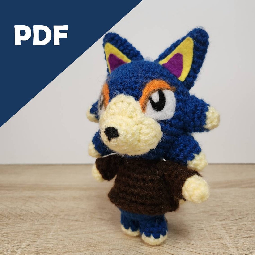 Wolfgang あみぐるみかぎ針編みパターン - どうぶつの森 - Etsy 日本