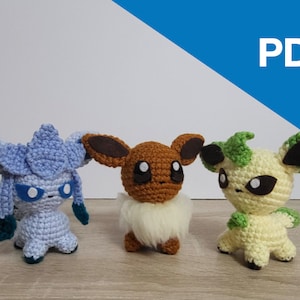 Paquete de patrones amigurumi Sinoh Eeveelution