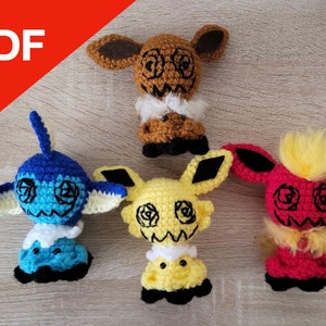 Patrón Amigurumi Mimikyu Kanto Eeveelutions