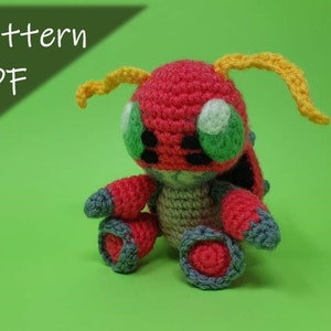 Tentomon crochet amigurumi pattern