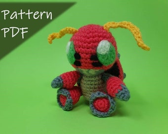 Tentomon crochet amigurumi pattern