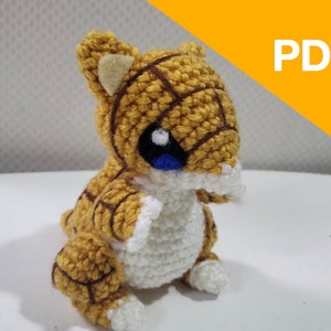 Amigurumi-patroon van zandmuis
