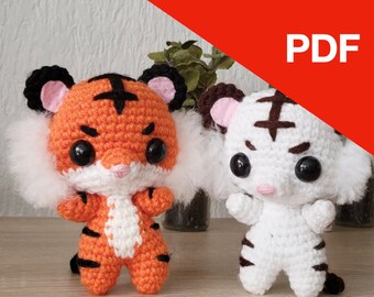 Rao the hangry tiger crochet amigurumi pattern