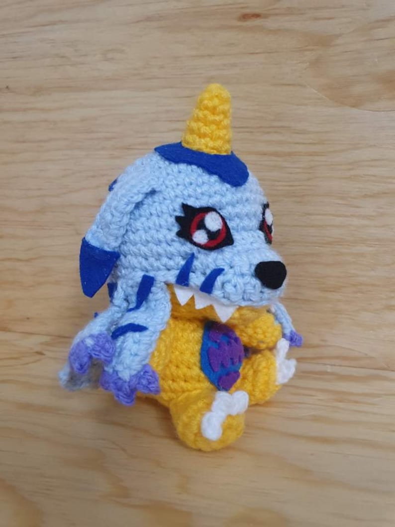 Gabumon Amigurumi Crochet Pattern - Etsy