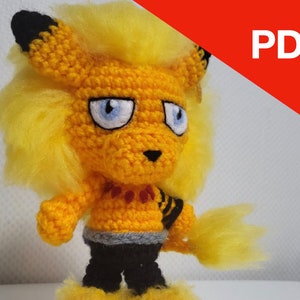 Leomon crochet amigurumi pattern