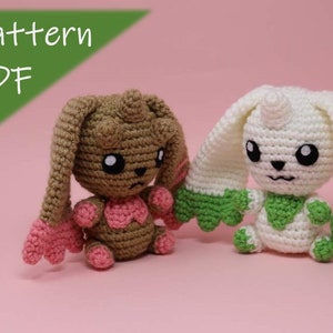 Terriermon Lopmon Amigurumi Crochet Pattern