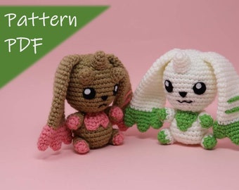 Terriermon Lopmon Amigurumi Crochet Patron