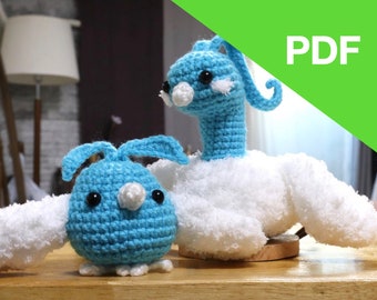Swablu Altaria Crochet Amigurumi Pattern Bundle