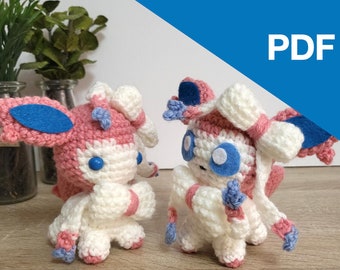 Sylveon amigurumi pattern
