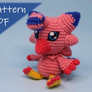 Biyomon / Piyomon Amigurumi Crochet Pattern