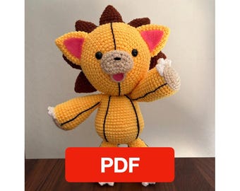Kon the Lion - Crochet amigurumi pattern