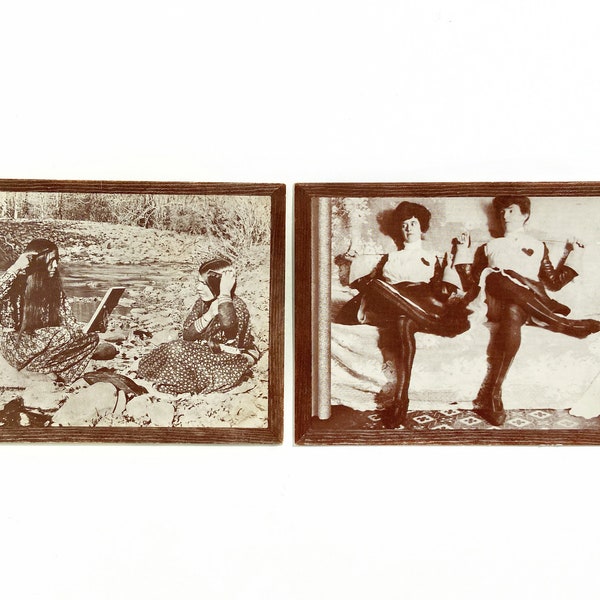Antique Photography Postcards, Young Women Portrait, Vintage Show Girls, Risque Posed Women, Flathead Indian Women, Reservation