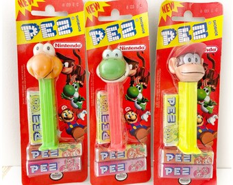 Vintage PEZ Bonbons NINTENDO Candy & Dispensers SEALED 1998