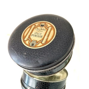 Vintage Max Factor Face Powder Tin, Los Angeles California -Hollywood Movie Memorabilia, Advertisement Tin