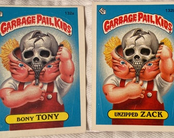 サンディエゴ・パドレス エリック・クローネンワース ジャックインザボックス　レア 1986 Topps Garbage Pail Kids Cards: Bony Tony & Unzipped Zack - Etsy