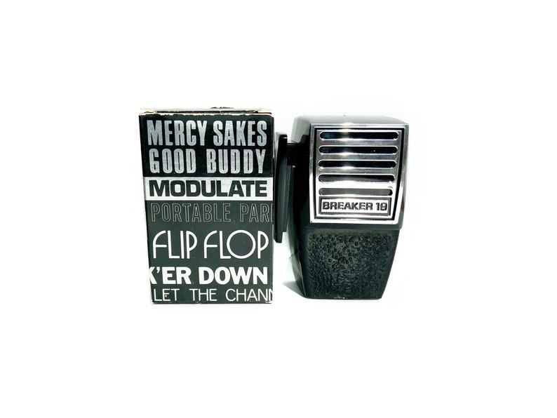 Vintage Breaker 19 CB Radio Glass Decanter Walkie Talkie Etsy