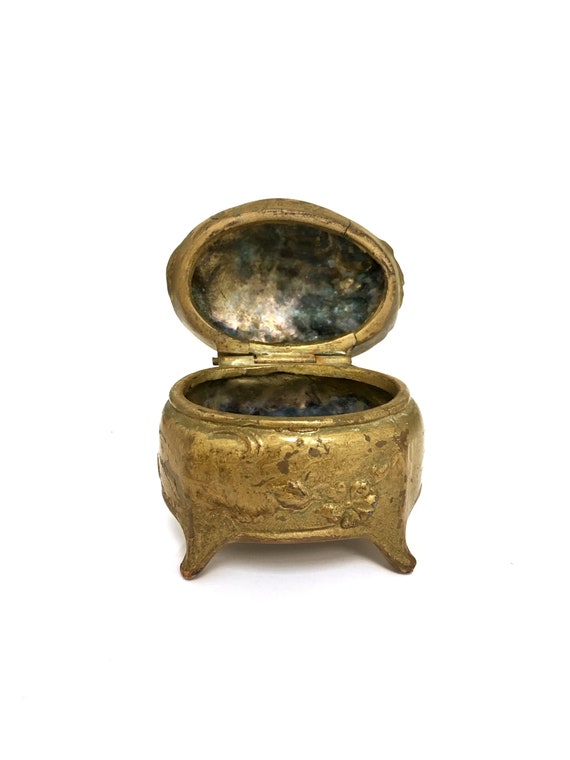 Vintage Antique Art Nouveau Empress Jewelry Box, E