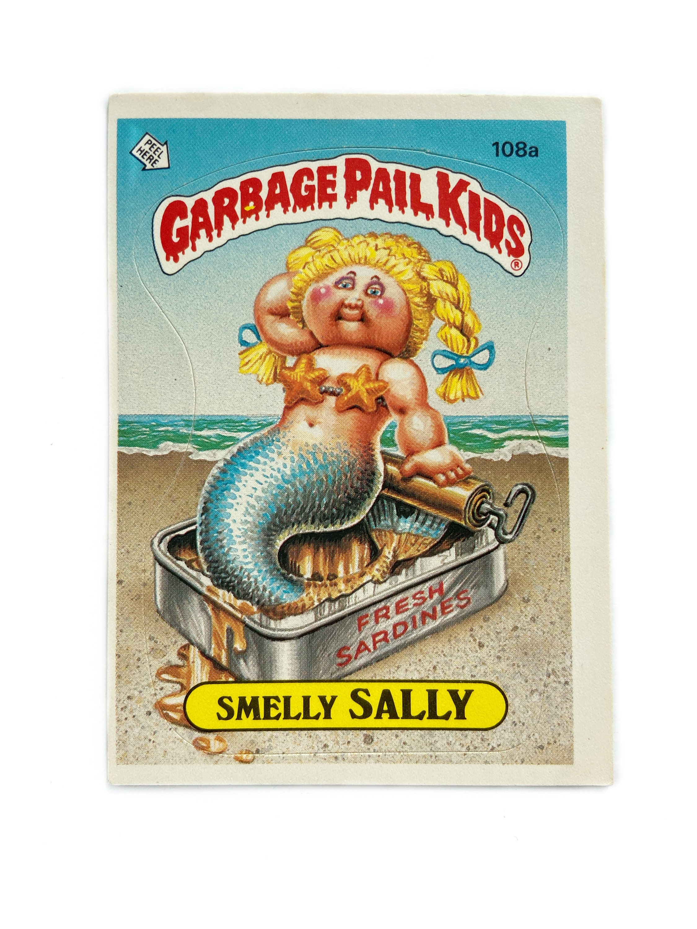 1986 Topps Garbage Pail Kids Cards: Smelly Sally & Fishy Phyllis