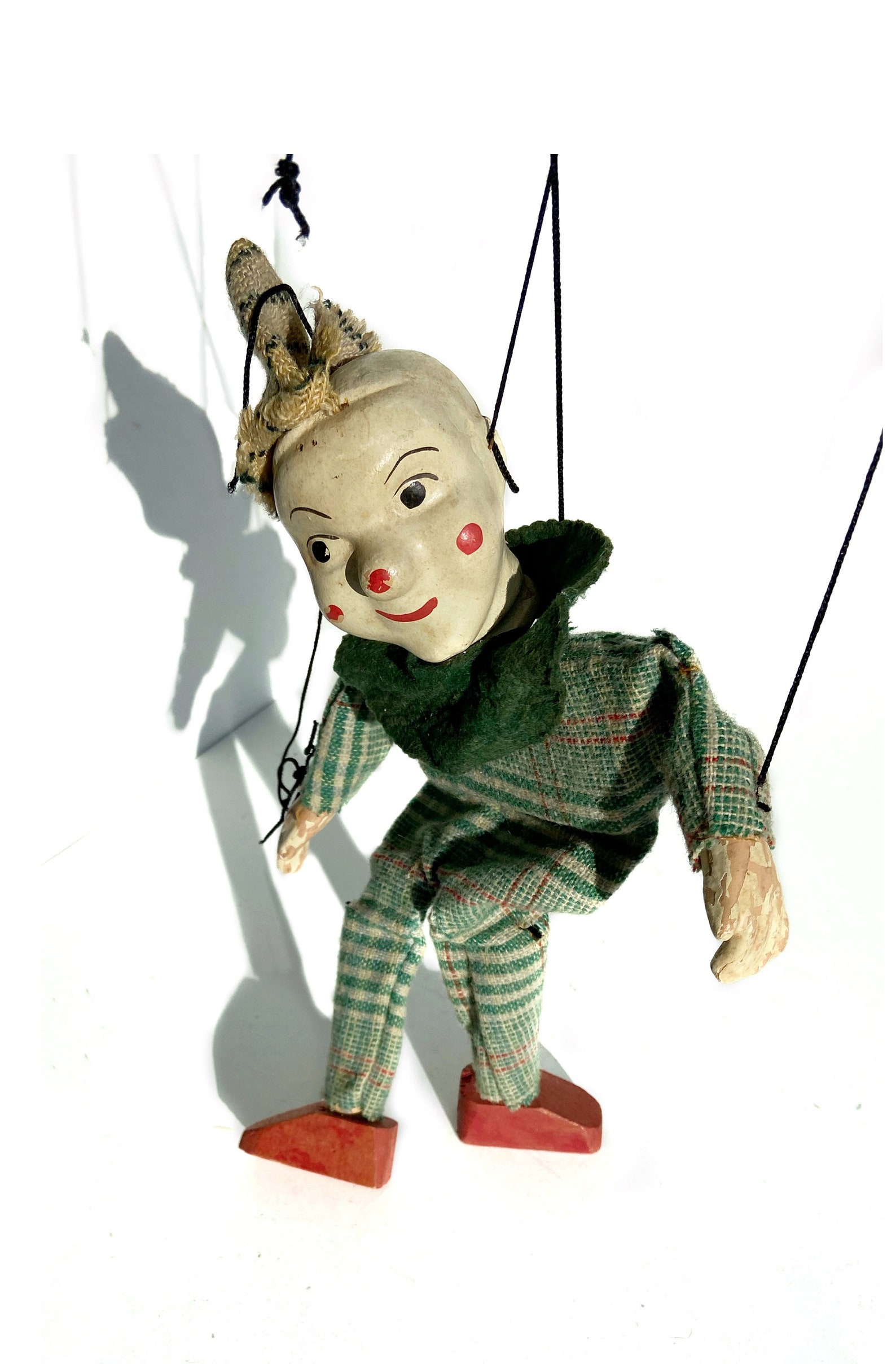 Antique German Clown Composition Doll 10 Tall Etsy