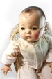 Antique Madame Alexander Collector 1936 Pinky Doll - Photo Prop - Green Eyes, Molded Hair, Crier, Sleep Eyes 