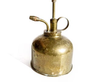 Vintage Brass Plant Mister Made in Hong Kong- Watering Atomizer Mist Misting