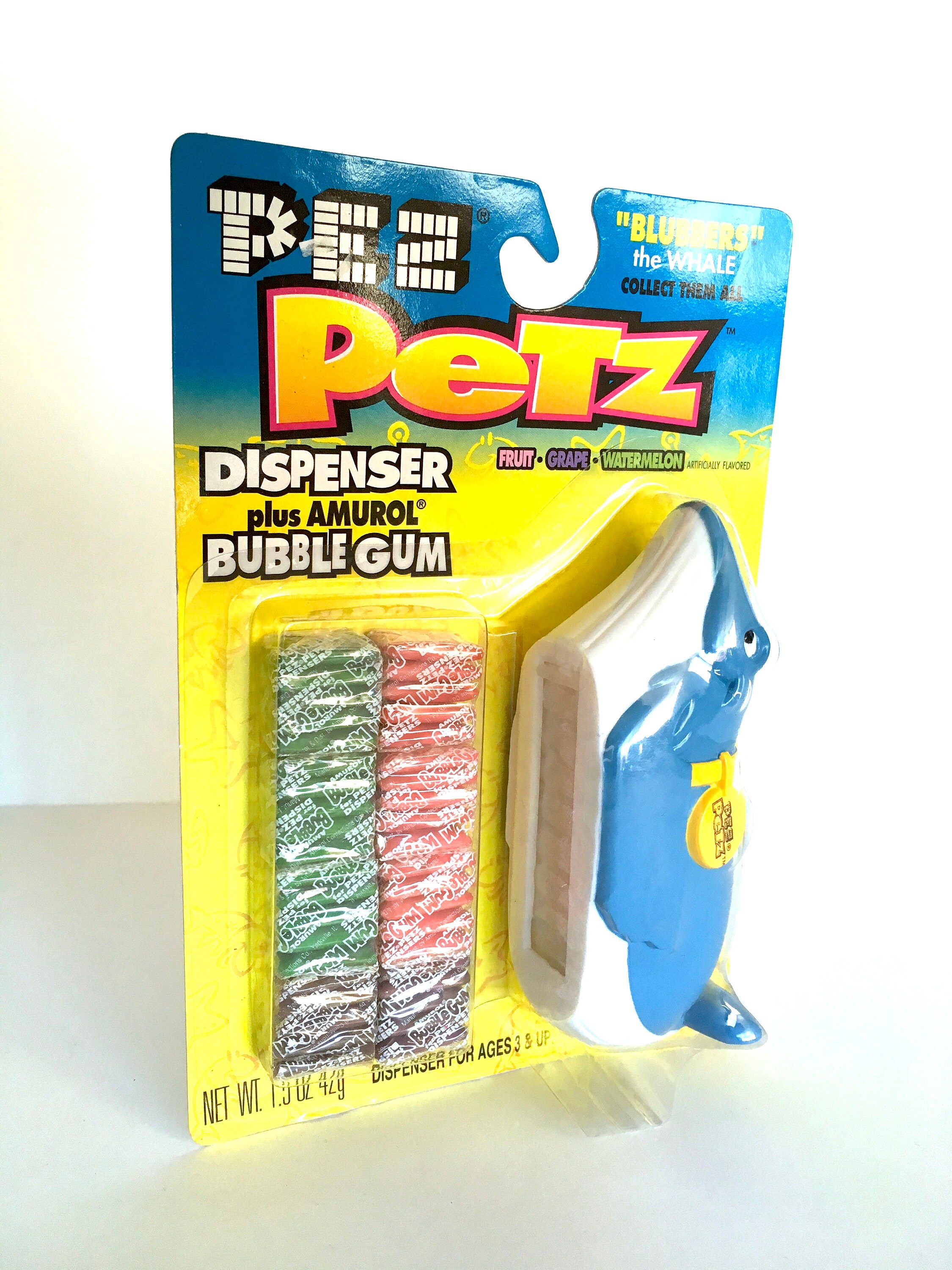 Vintage Pez Petz Candy Gum Dispenser, PEZ Petz: Blubbers the