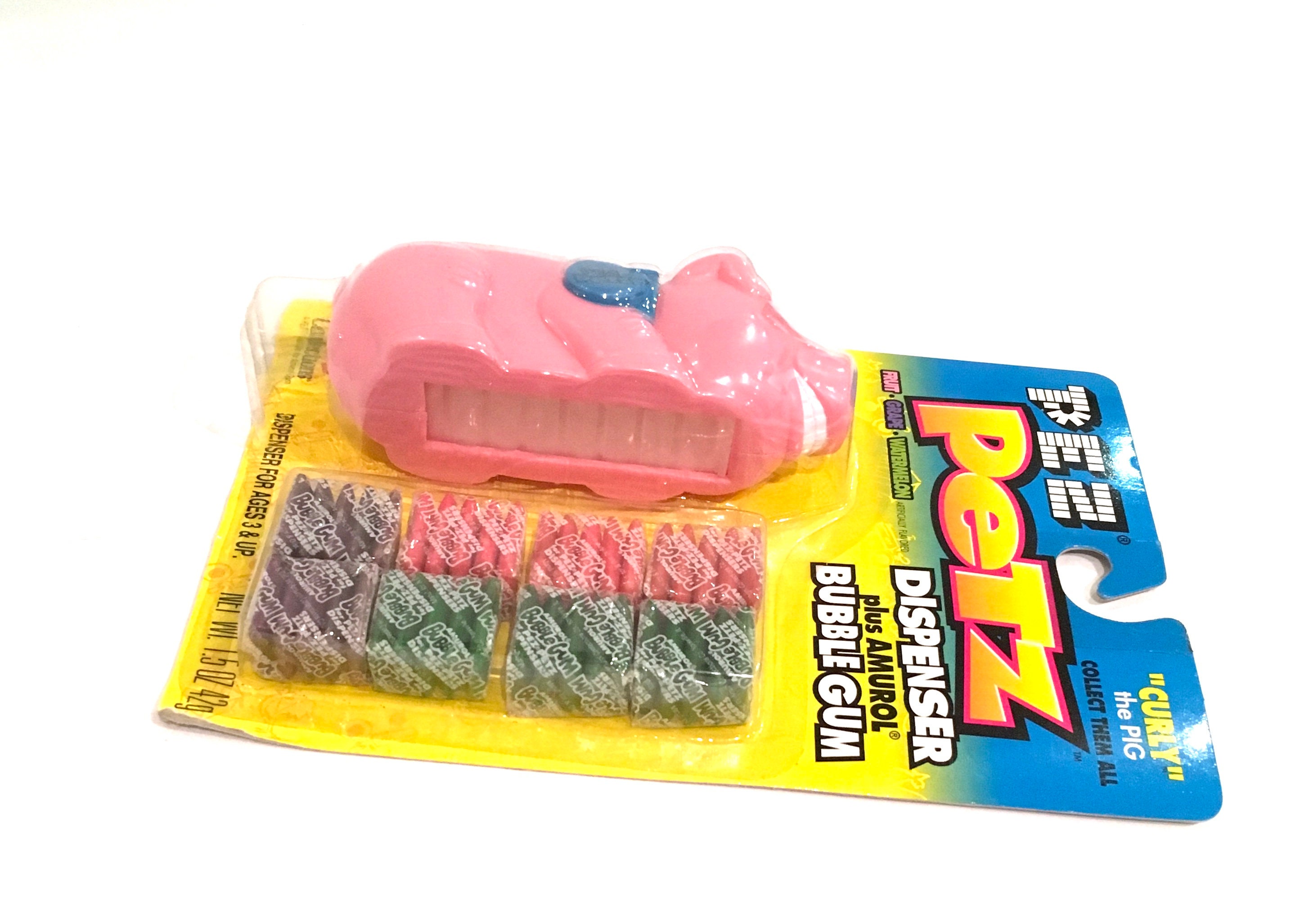 Vintage Pez Petz Candy Gum Dispenser PEZ Petz Curly the Pig Etsy.de