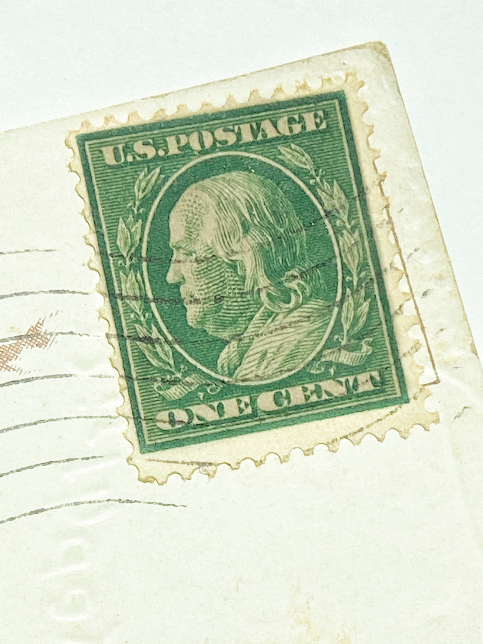 1902 Benjamin Franklin 1 Cent Stamp Value - 3ru7bky