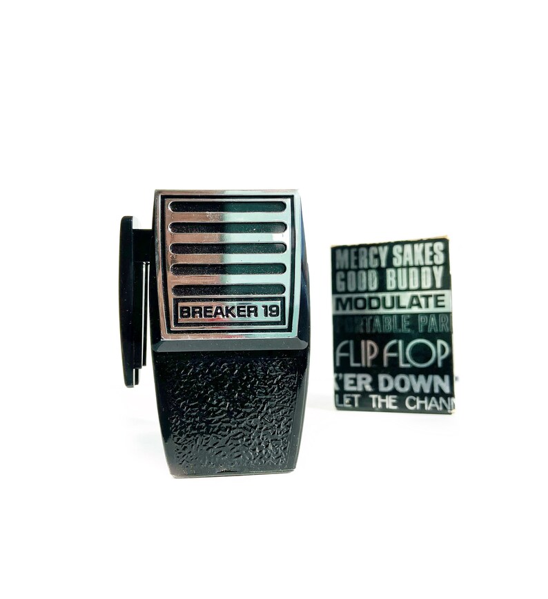 Vintage Breaker 19 CB Radio Glass Decanter Walkie Talkie Etsy