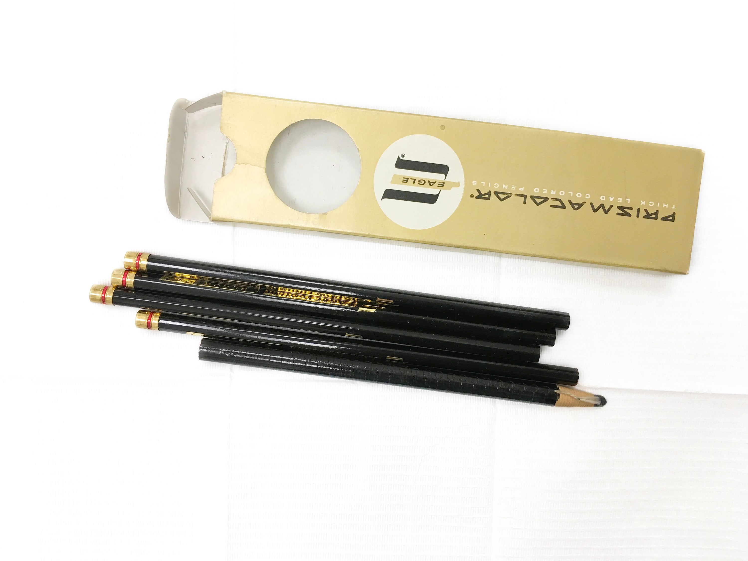 Vintage Prismacolor Thick Lead Eagle Colored Pencils Lot of Etsy