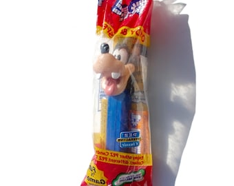 Vintage Goofy Pez Dispenser, Open Mouth, In Original Package