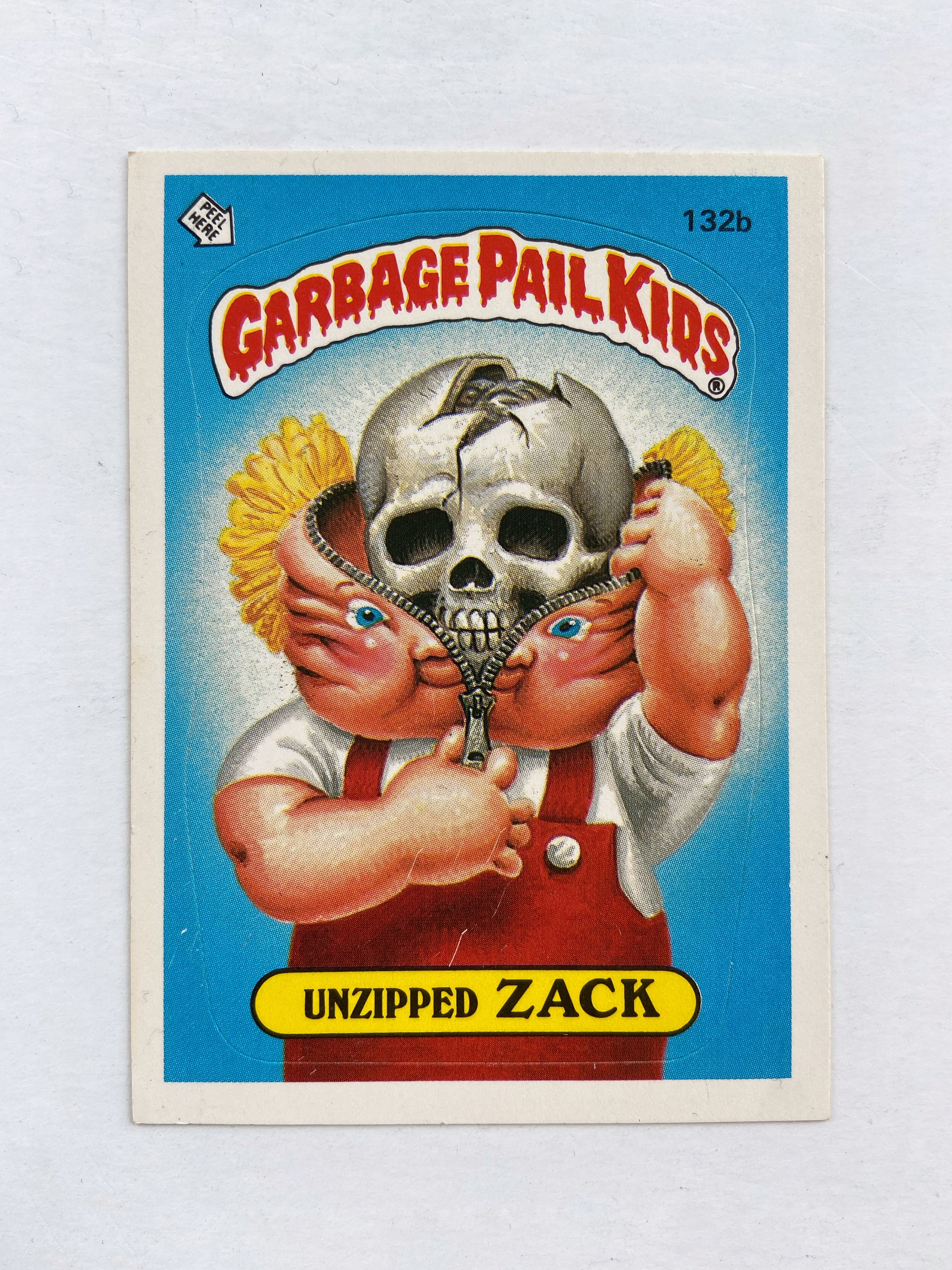 1986 Topps Garbage Pail Kids Cards: Bony Tony & Unzipped Zack - Etsy